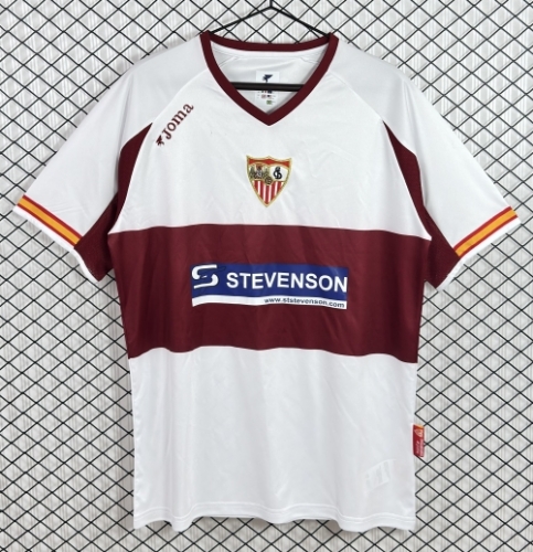 05/06 Europa League Retro Version Sevilla FC White Thailand Soccer Jersey AAA-503
