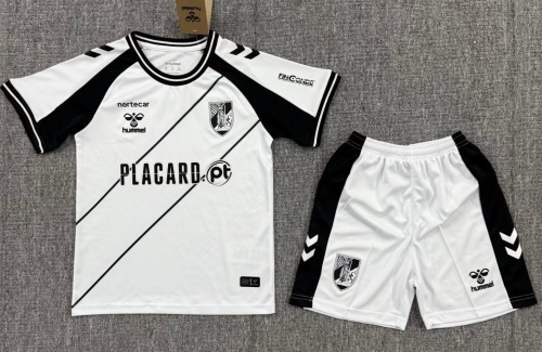 Kids 2026/27 Vitória SC Home White Kids/Youth Soccer Uniform-522