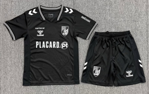 Kids 2026/27 Vitória SC Away Black Kids/Youth Soccer Uniform-522