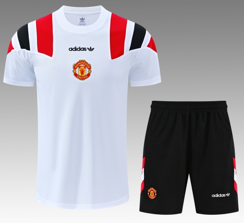 2026/27 Manchester United White Thailand Soccer Training Uniform-418