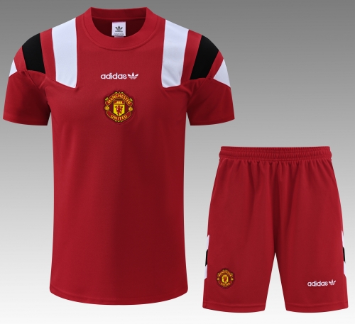 2026/27 Manchester United Red Thailand Soccer Training Uniform-418