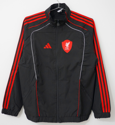 2026/27 Liverpool Black Windbreaker Hoodies Top-XH/66