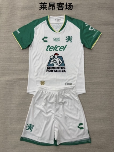 Kids 2026/27 Club León Away White Kids/Youth Soccer Uniform-208
