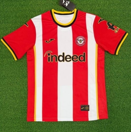 2026/27 Brentford FC Home Red & White Soccer Thailand Jersey AAA-47/320