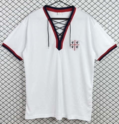 69/70 Retro Version Cagliari Calcio Home White Thailand Soccer Jersey AAA-503