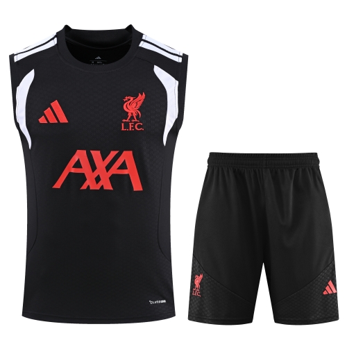 2026/27 Liverpool Black Thailand Soccer Training Vest Set-418