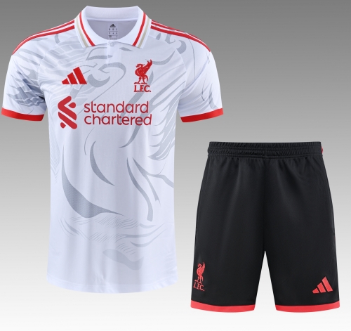 2026/27 Liverpool White Thailand Training Soccer Uniform-418