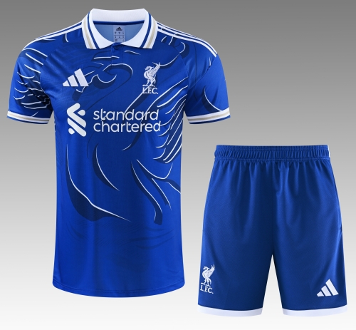 2026/27 Liverpool Blue Thailand Training Soccer Uniform-418