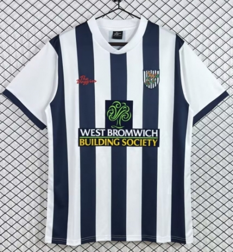 02/03 Retro Version West Bromwich Albion Home Blue & White Thailand Soccer Jersey AAA-503
