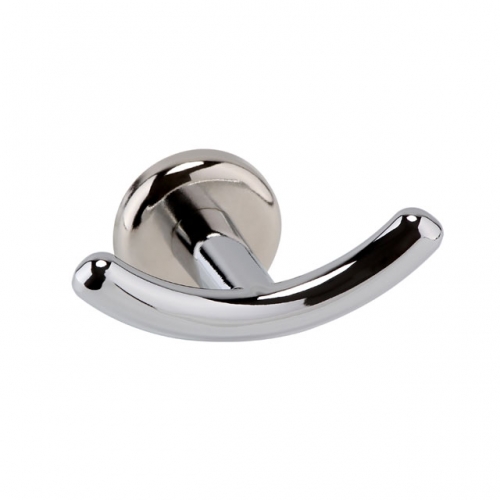 Modern Chrome Magnetic Double Robe Hook for Radiators