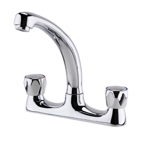 Dual Flow Deck Sink Mixer Spout