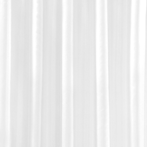 White Polyester Shower Curtain