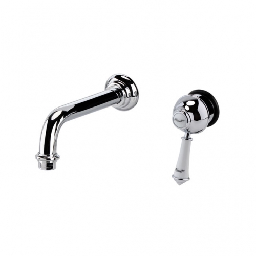 New Traditional 2 Holes wall mounted Basin Spout  With Traditional Lever handle