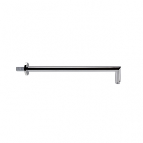 Mitred Wall Mounted  460mm Shower Arm - Chrome