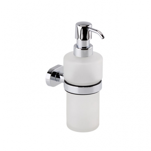 Wall Mounted Soap Dispenser Holder - Chrome