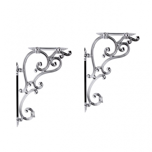 Zinc Ornate Medium  Brackets