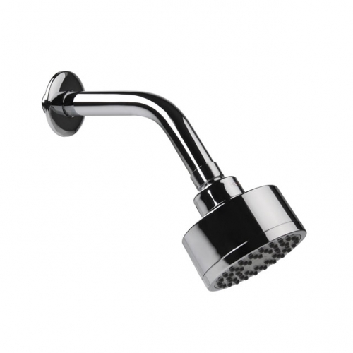 Base Shower Arm & Single Function Shower Head