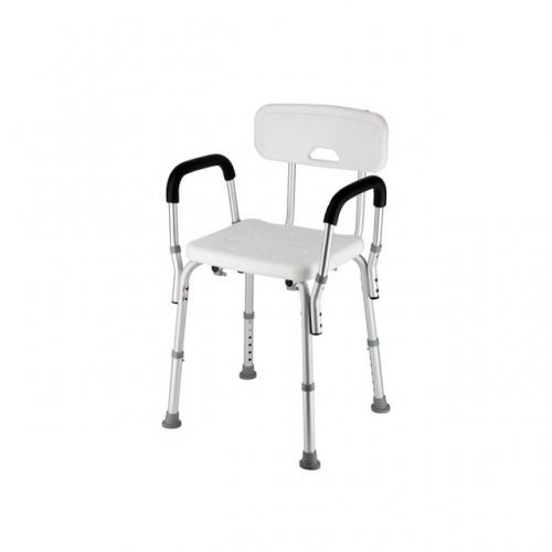 Aluminum+HDPE Shower Stools