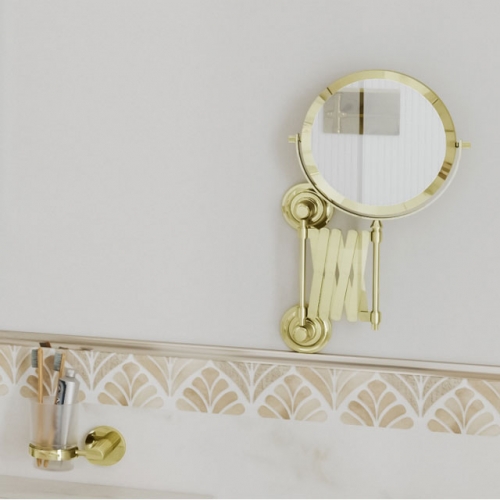 Classical Extendable Mirror with 3X fuction -Chrome