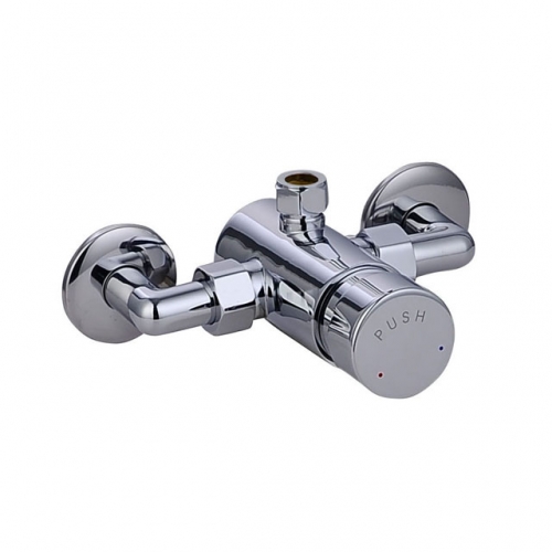 Time adjustable exposed non concussive mixer shower valve (10~30second)