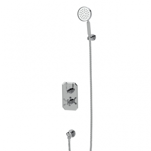 One out shower Twin concealed valve+4" shower handset