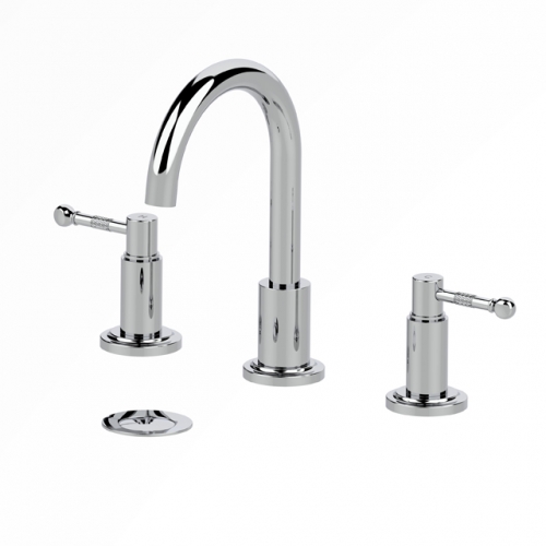 Three holes basin tap with lever handle