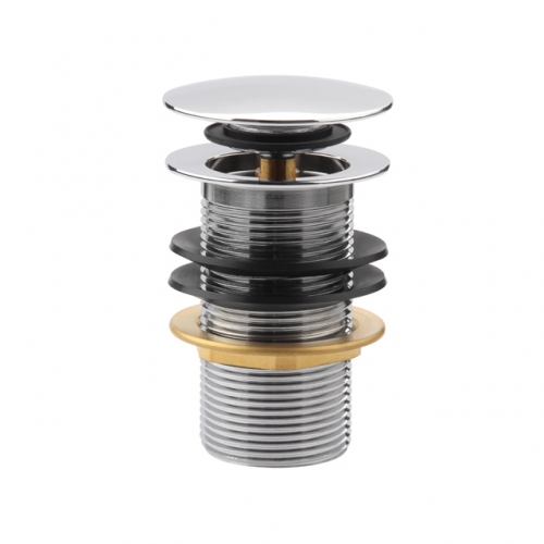 Brass/ss304 Click Clack Basin  Waste (unslotted) Plastic  Backnut