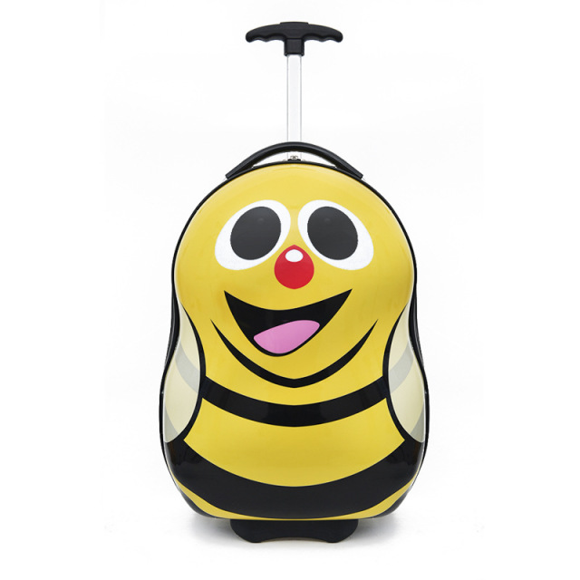Cute Animals Shape Good Quality PC Kids School Trolley Rolling Backpack Bag with Wheels