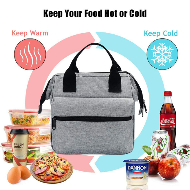 Portable Outdoor High Quality Oxford Lunch Bags Cooler Thermal Bag for School Kids Student
