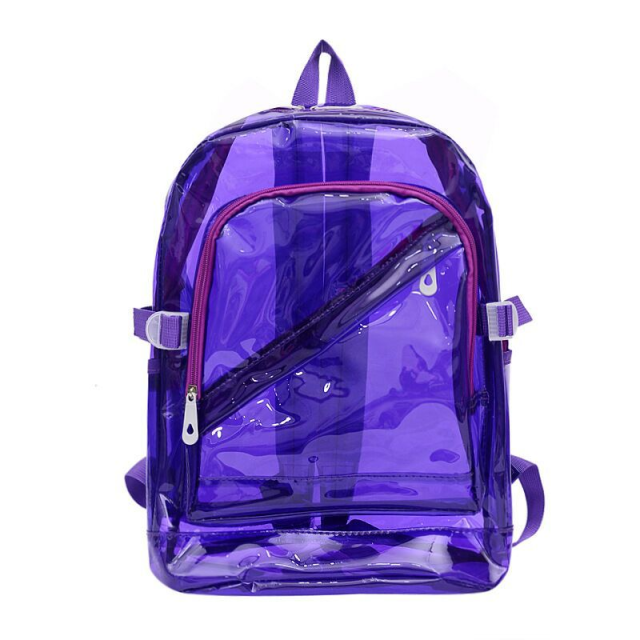 Wholesale Custom Large Waterproof PVC Jelly Clear Summer Beach Backpack with LOGO