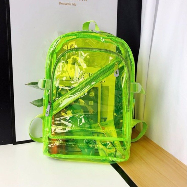Wholesale Custom Large Waterproof PVC Jelly Clear Summer Beach Backpack with LOGO