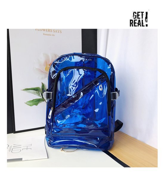Wholesale Custom Large Waterproof PVC Jelly Clear Summer Beach Backpack with LOGO