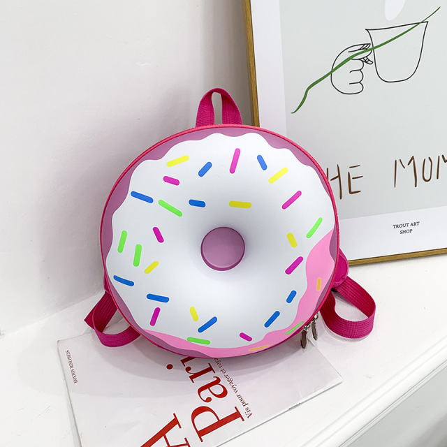 Top Selling Korean Style Durable Waterproof EVA Cute School Bags Kids Doughnut Backpack 2021
