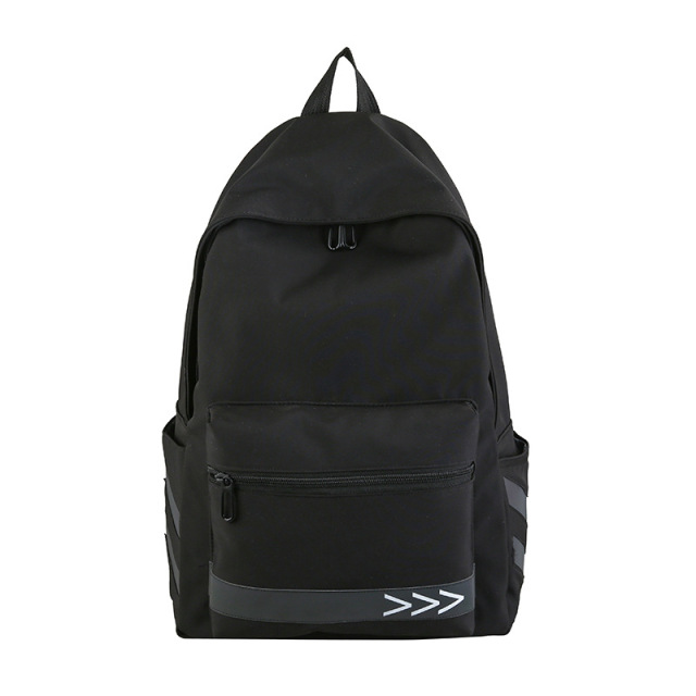 New Products Simple Lightweight Reflective Nylon Bagpack School Backpack Bag for Unisex