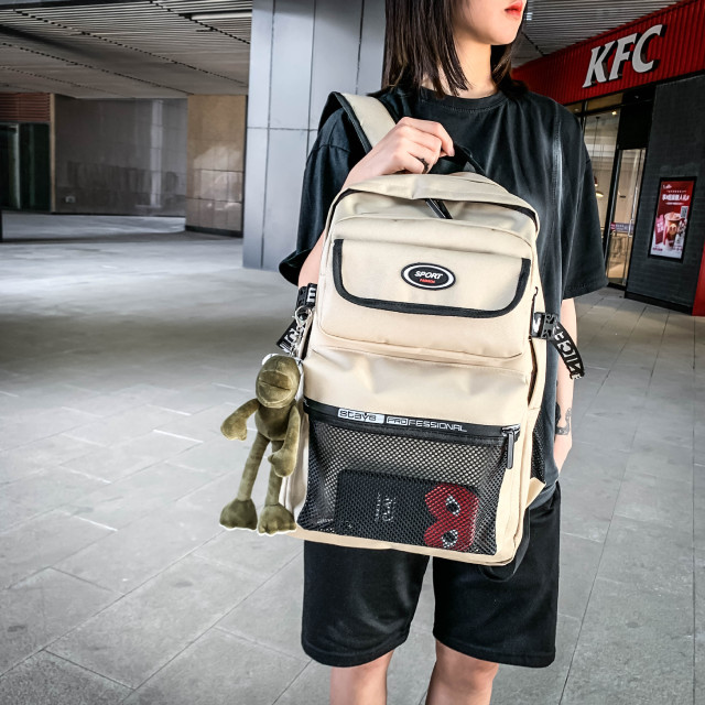 Simple Design Durable Practical Oxford Backpack Bag for Men