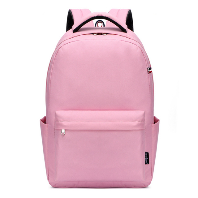 ManZhong Latest Simple Solid Color Ladies Oxford Backpack Bag School Bags