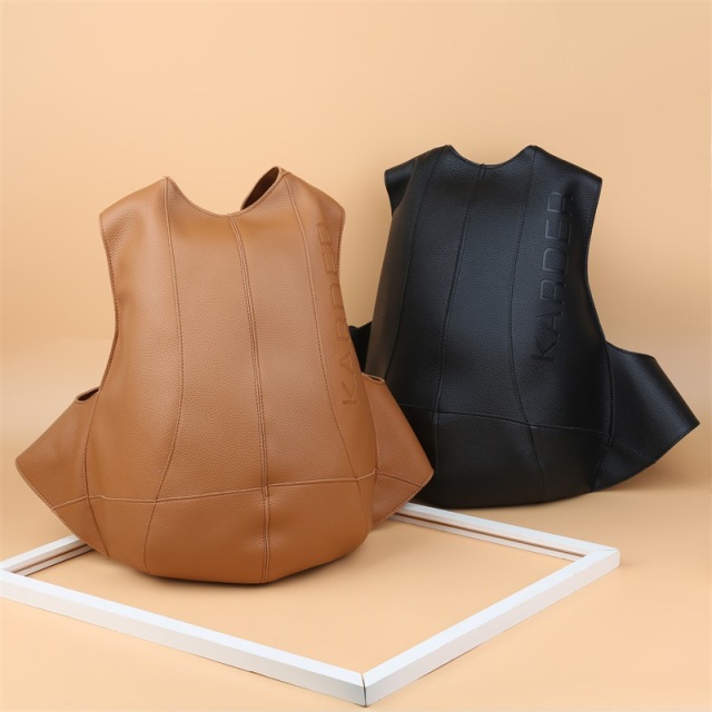 2021 Newest Casual Stylish Turtle Shell Shape China Backpack Bags Women Leather