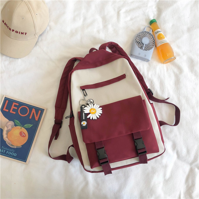 New 2021 Korean Daisy High School Backpack Brands for Teenagers