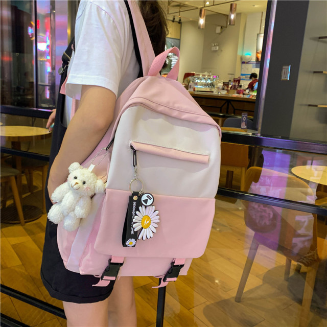 New 2021 Korean Daisy High School Backpack Brands for Teenagers