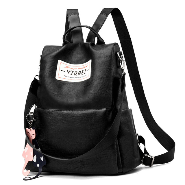 2021 Stylish Simple Oxford Anti-theft Backpack Women Multifunctional Sling Bag