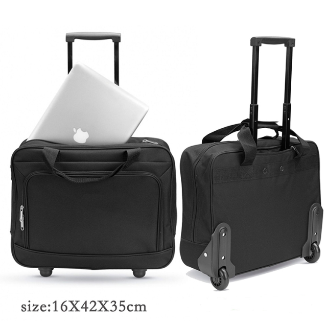 OEM Durable Business Rolling Bag Sky Travel Laptop Protection Case Bag with Wheels