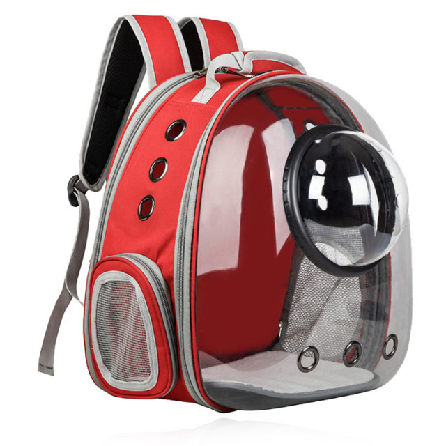 Transparent Bubble Recycled Outdoor Travel Space Capsule Astronaut Breathable Dog Cat Pet Carrier Backpack