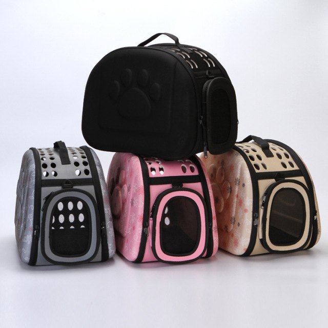Hot Products Foldable Outdoor Cat Dog Tote Bag EVA Pet Carrier Travel Bag