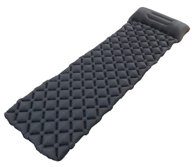 Fast Delivery Outdoor Foldable TPU Beach Camping Mat Self Inflating Mattress Mat with Pillow