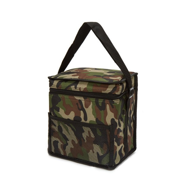 Outdoor Camouflage Oxford Hot Cold Thermal Insulated Food Shopping Lunch Bags Wholesale