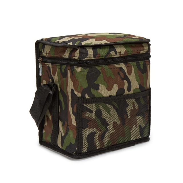 Outdoor Camouflage Oxford Hot Cold Thermal Insulated Food Shopping Lunch Bags Wholesale