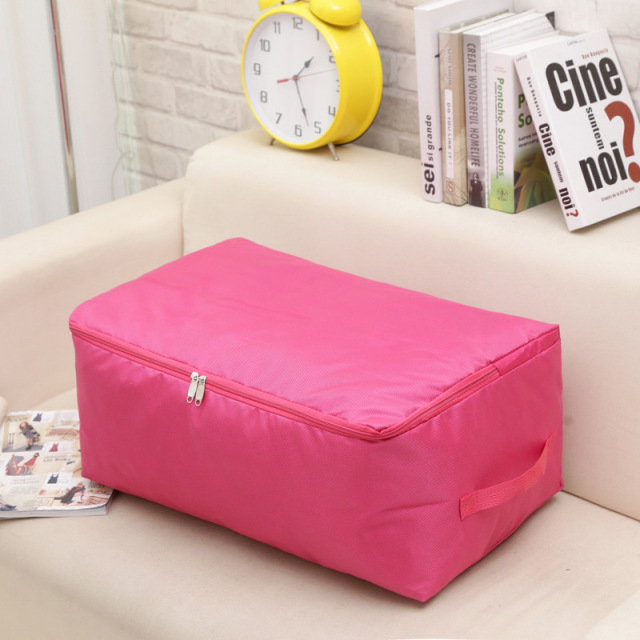 Manzhong Practical Solid Color Waterproof Large Capacity Thick Oxford Household Quilt Storage Bag Clothes