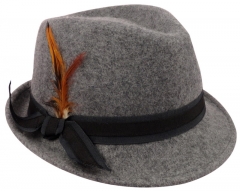 100% Wool Felt Fedora