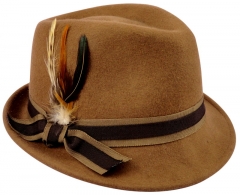 100% Wool Felt Fedora