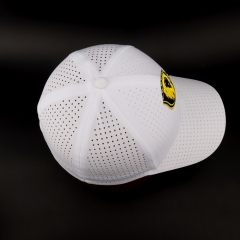 laser cut drilled hole waterproof fitted cap